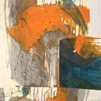  1 Premier jet, encres peinture et collage 2019